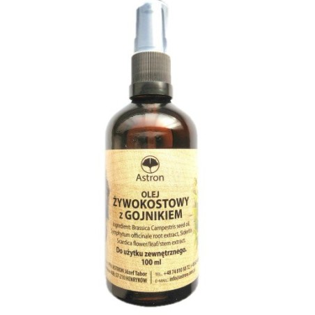 Olej  żywokostowy  z gojnikiem 100 ml Astron